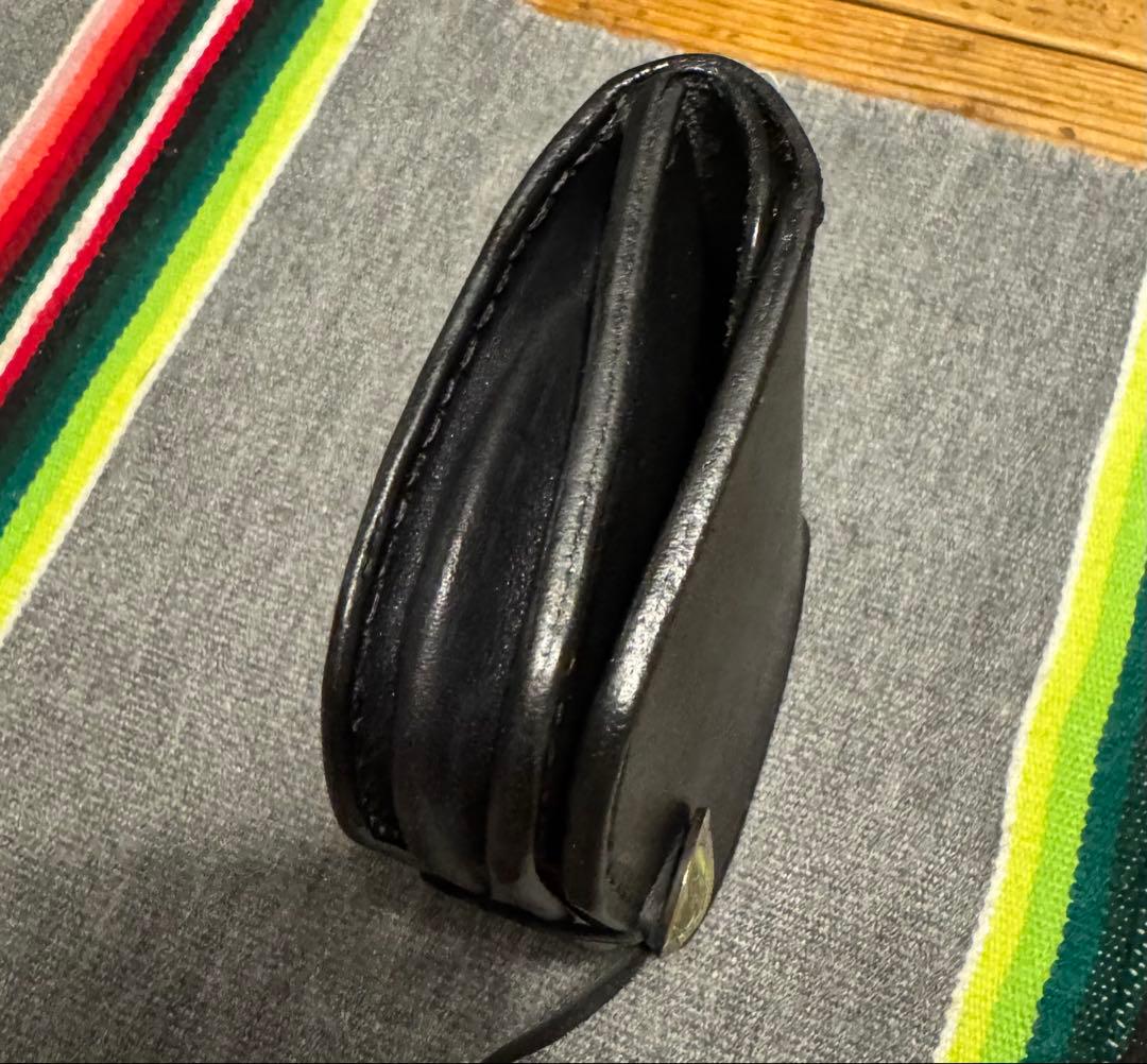 中*村様 サドルレザーブラックのケース！コンチョ　財布　ハンドメイド