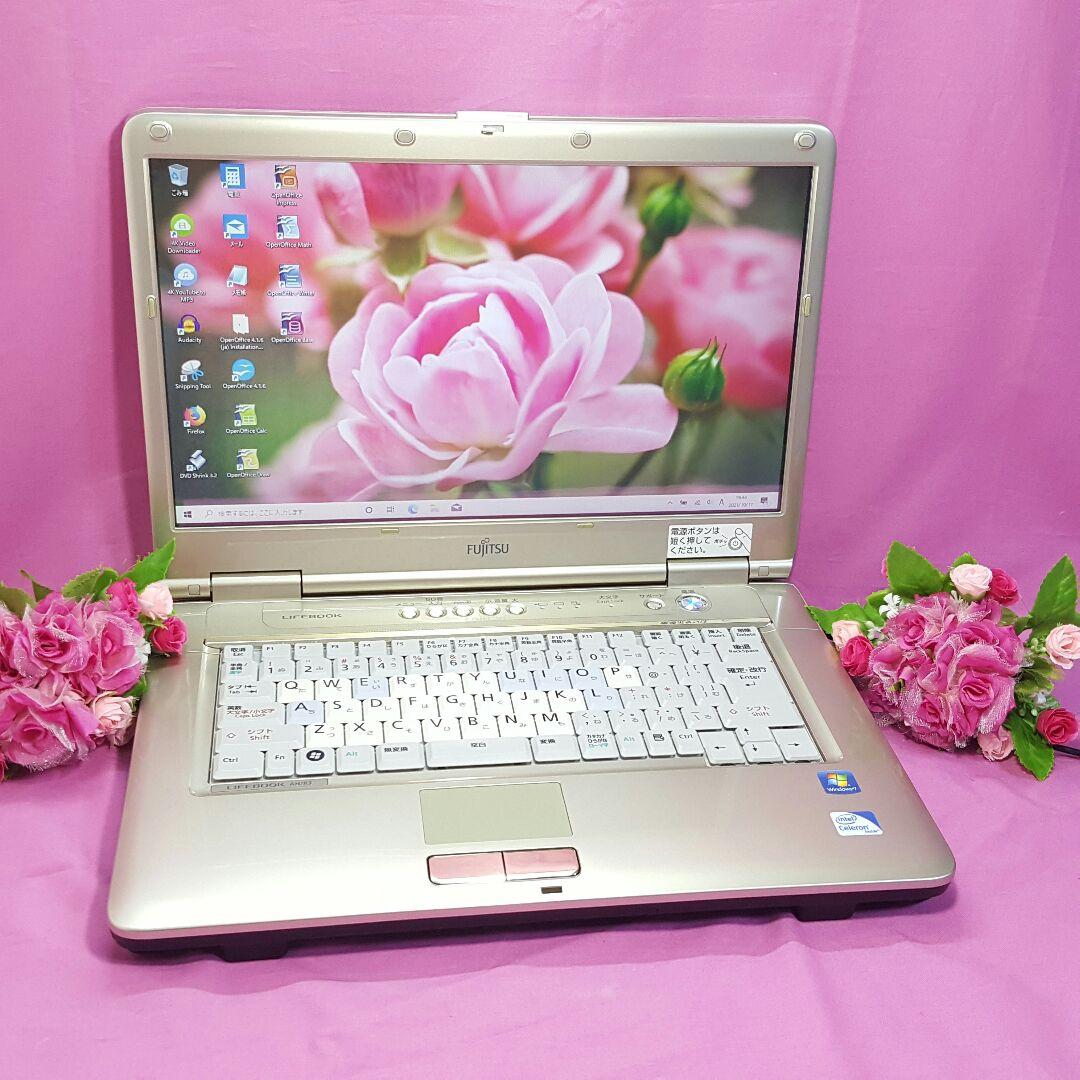 美品♥Win10♥メモリ4G✦大容量500GB✦タッチパネル搭載✦Office