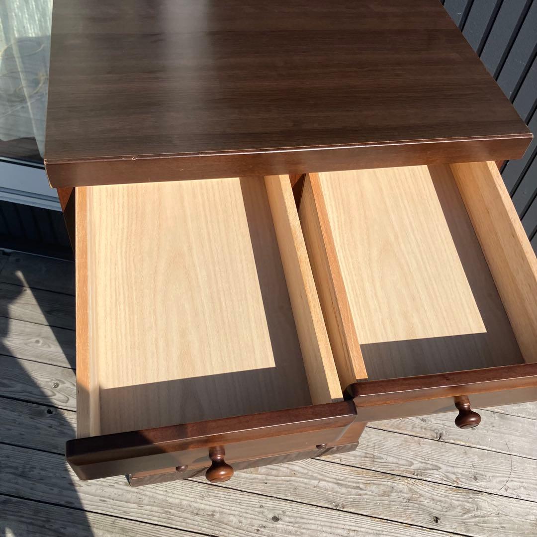 北欧レトロ 木製チェスト 6段7杯 カントリータンス 引き出し収納 古家具