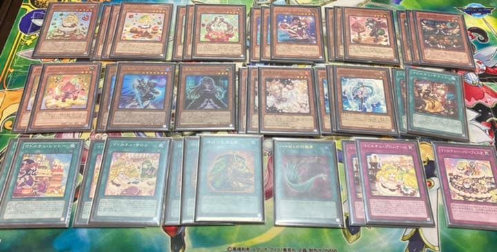 ◆遊戯王　マドルチェ　構築済デッキ　手札誘発、EXデッキ有り　公式スリーブ付
