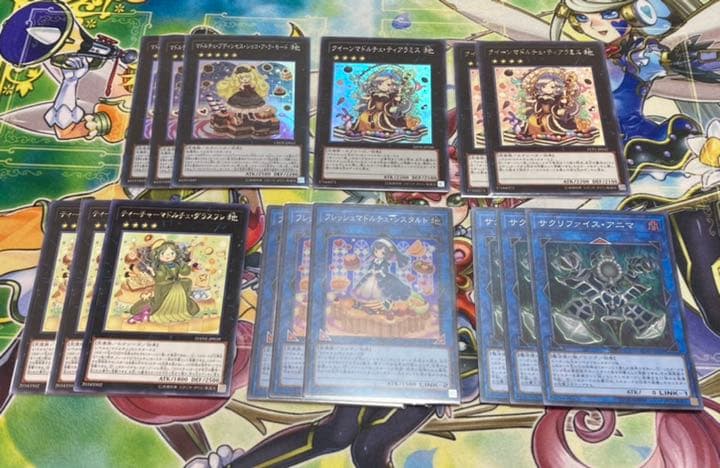 ◆遊戯王　マドルチェ　構築済デッキ　手札誘発、EXデッキ有り　公式スリーブ付