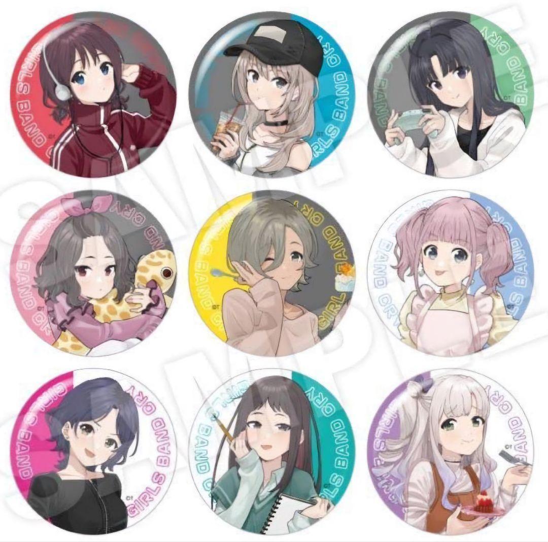 【新品未開封】ガールズバンドクライ　ヴィレヴァン　Free time　缶バッジ