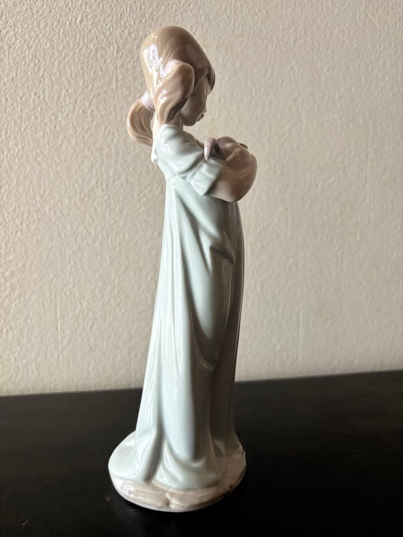 リヤドロ 私のことも忘れないで フィギュリン LLADRO 外箱付き　猫　少女