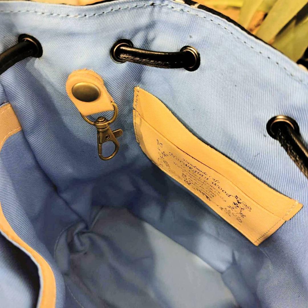 【専用】/thoroughbredサラブレットネイビー/巾着ポシェット