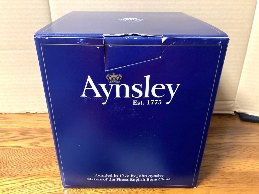 希少 Aynsley エインズレイ 陶花 FLORAL COTT GDN 当時物