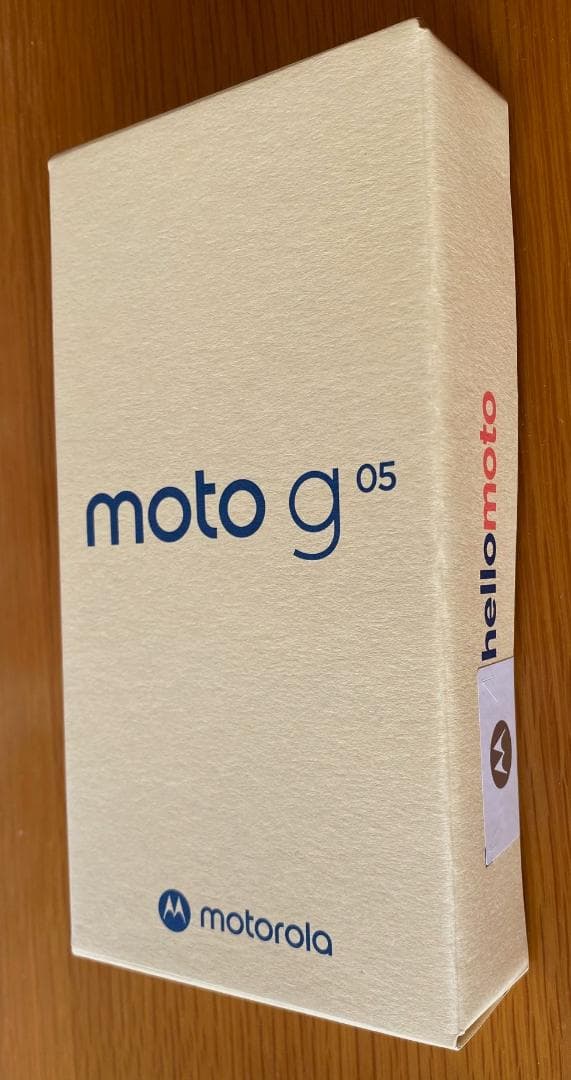 【新品・未開封】motorola moto g 05 本体