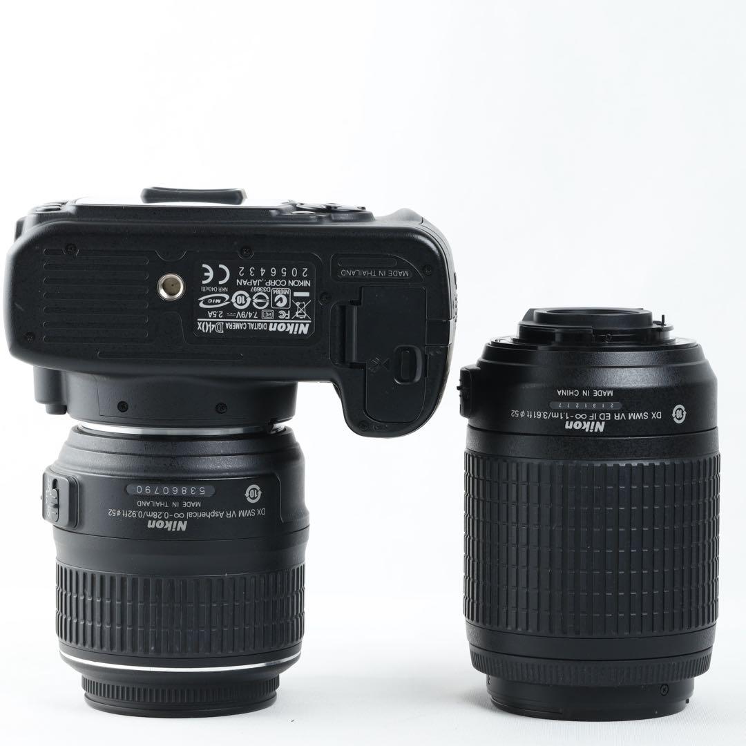初心者おすすめデジタル一眼レフ★NIKON D40X★ダブルレンズセット