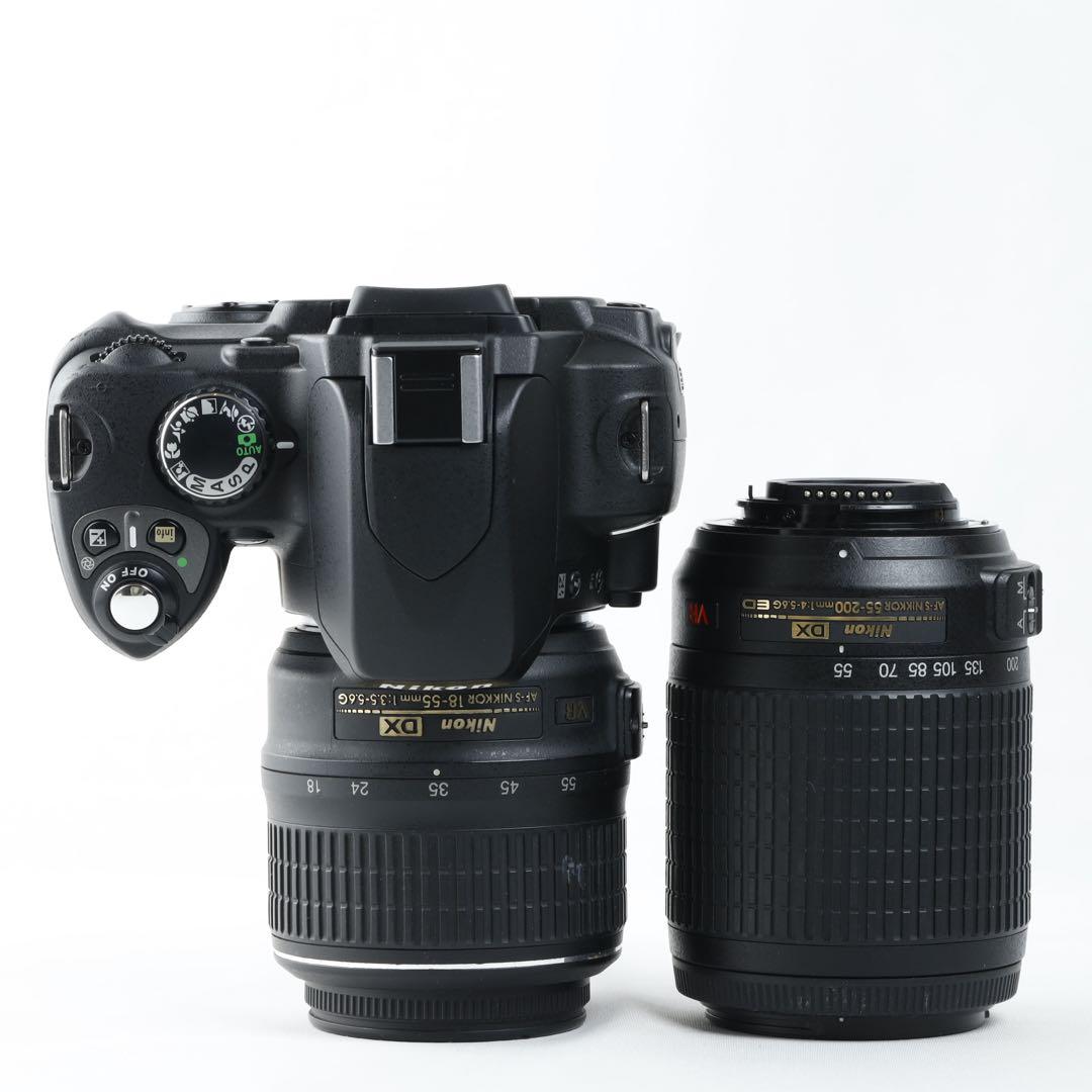初心者おすすめデジタル一眼レフ★NIKON D40X★ダブルレンズセット