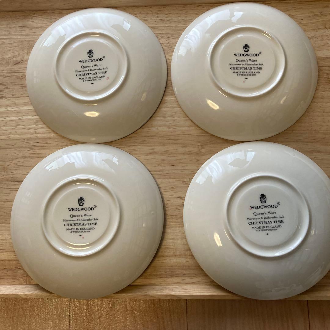 訳あり　WEDG WOOD CHRISMAS TIME プレートカップ&セット