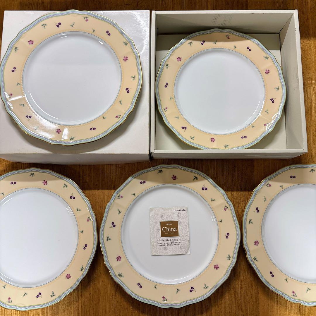 ノリタケ ガトゥープワール　27cmディナー皿5pcセット　ディナープレート