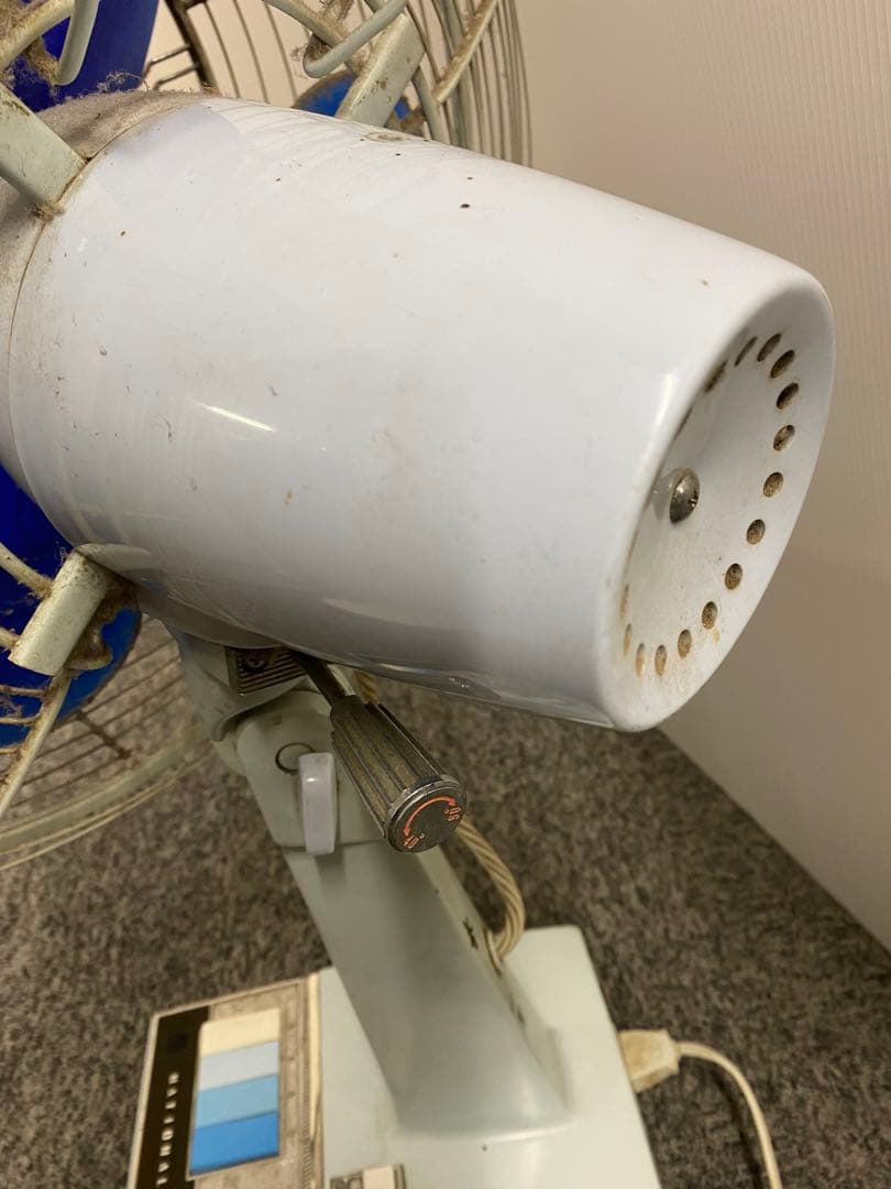 古い昭和の重〜い扇風機ナショナルnationalタイムスイッチあり動作します