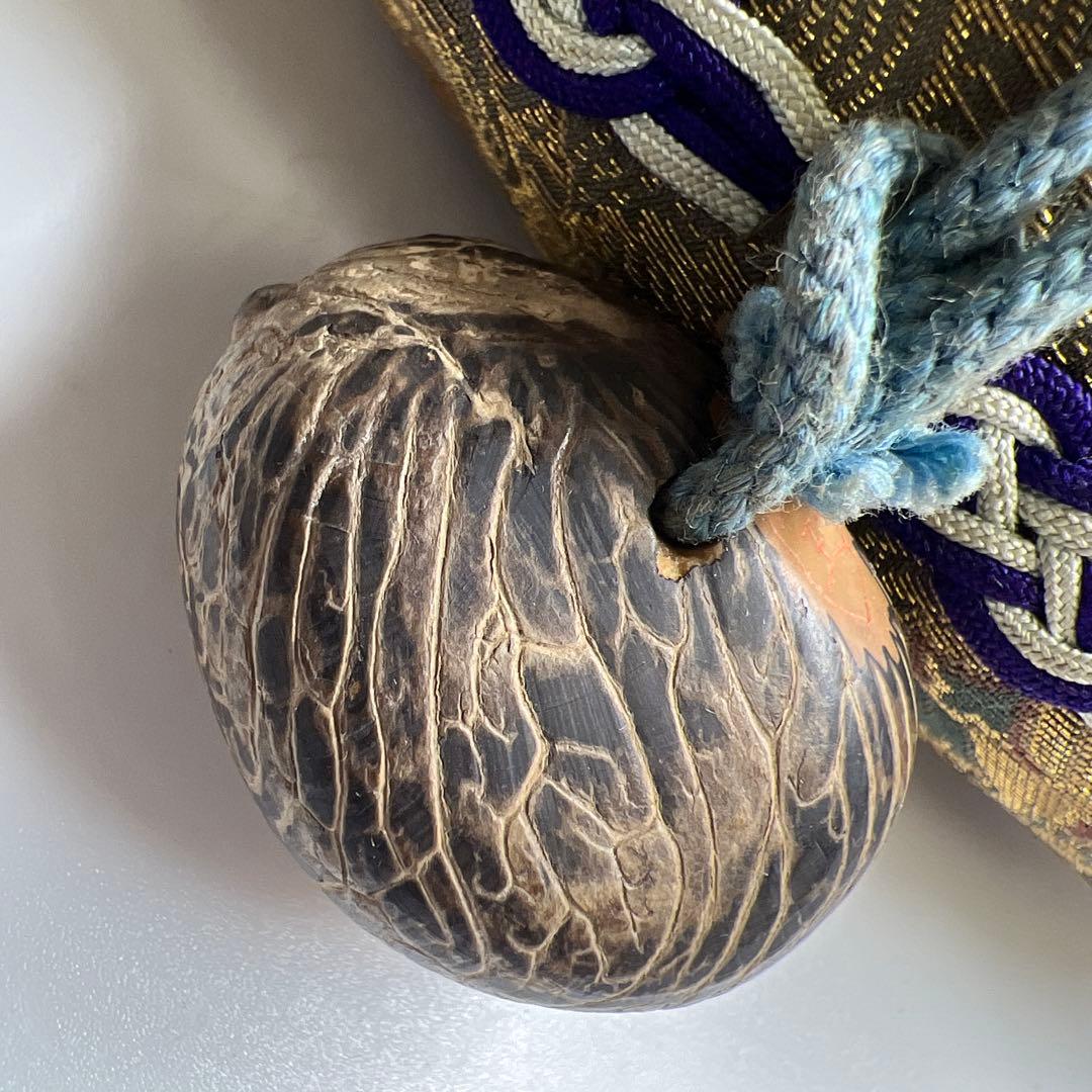 匂い袋　お多福根付　81g 東Y8-0408①タトチ