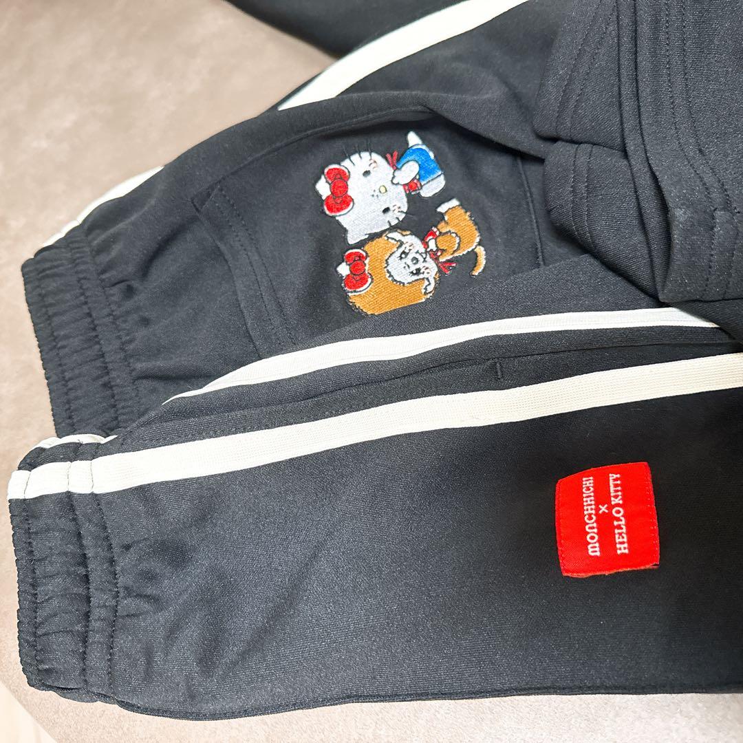 【新品未開封】サンリオ　キティ×モンチッチ　コラボ　長袖ジャージ上下　ブラックM