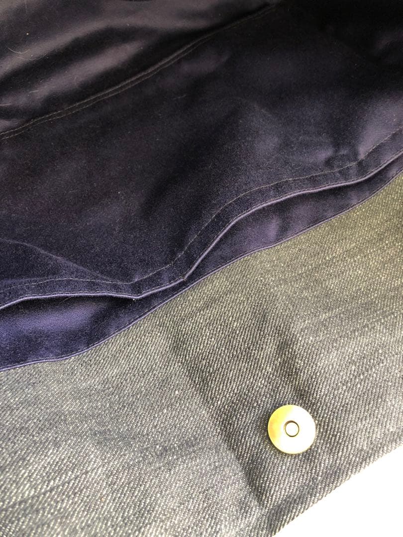 ハンドメイド○前掛けリメイク・前掛けバッグ2way○前掛けショルダー紐付き刺子