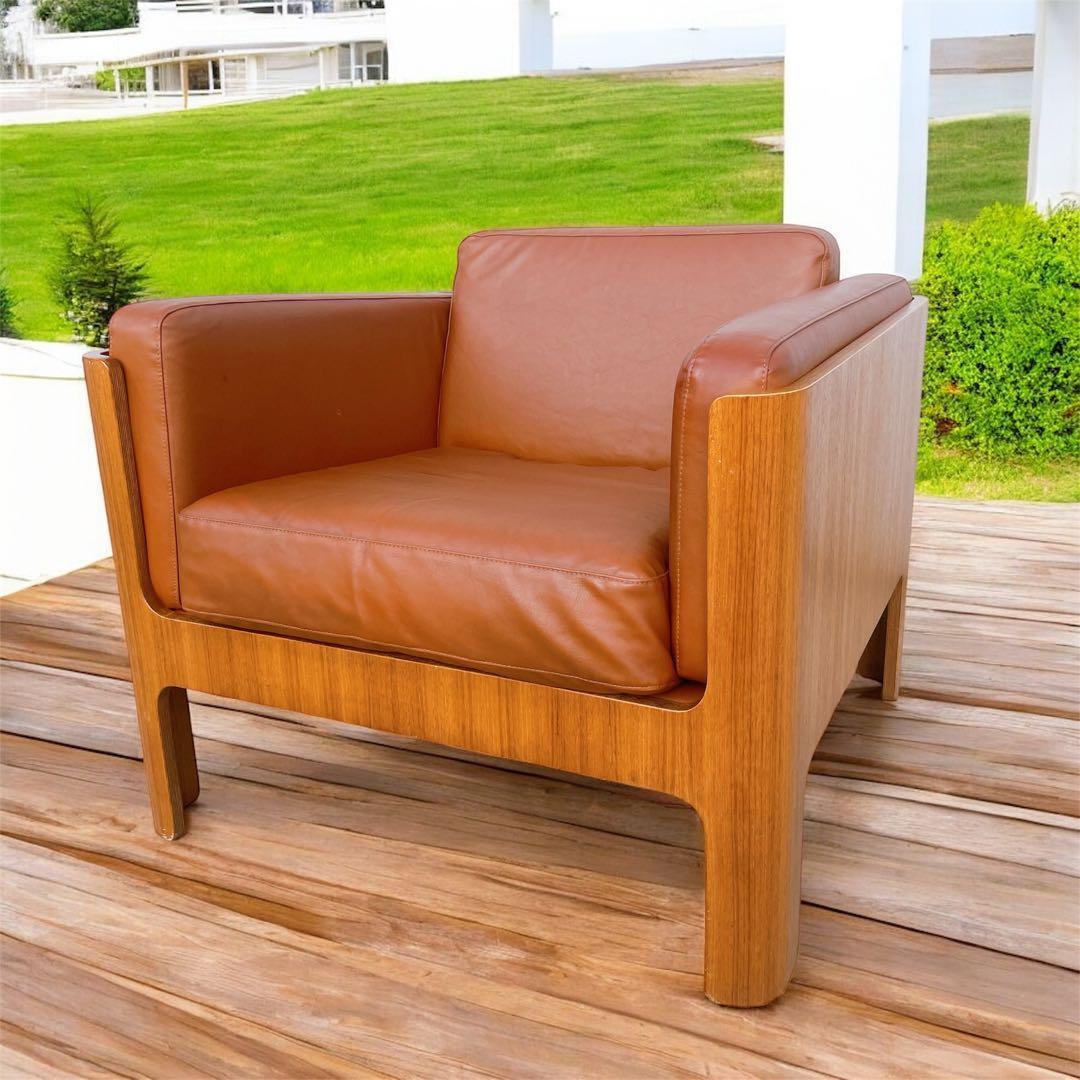 天童木工Haco チェア④ ソファ 1人掛け 本革 レザー 椅子 アームチェア