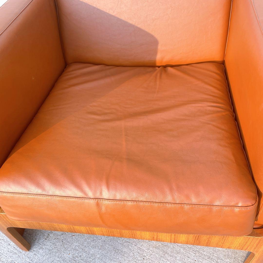 天童木工Haco チェア④ ソファ 1人掛け 本革 レザー 椅子 アームチェア