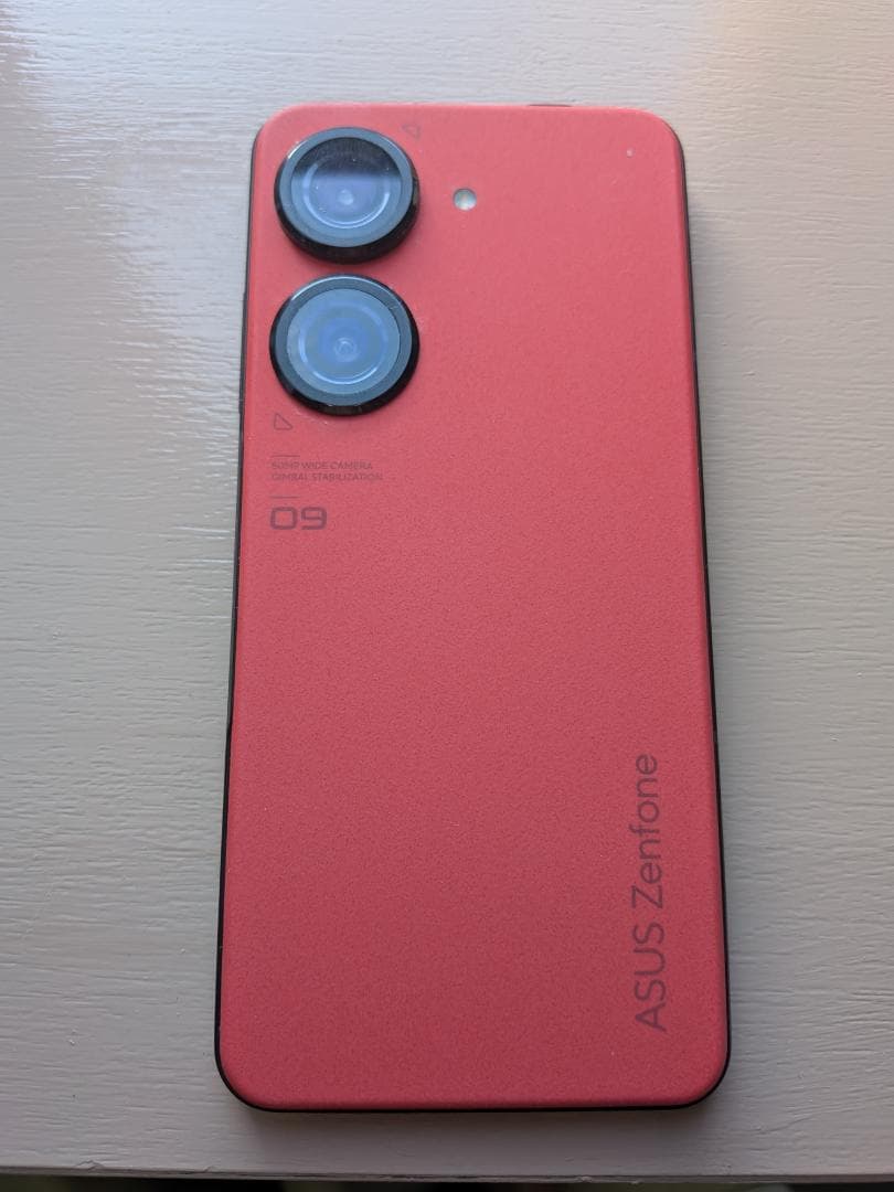 ASUS Zenfone 9 レッド 本体