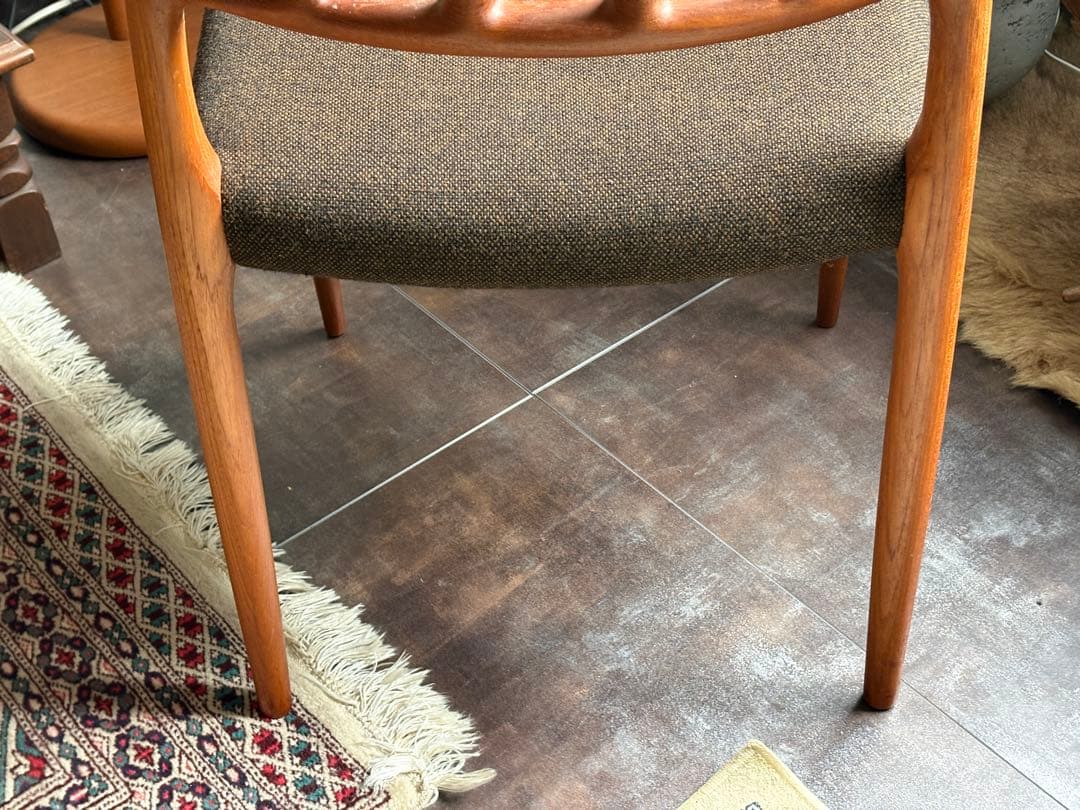 ⑥J.L. Møllers JLモラー　北欧ヴィンテージチェア　チーク材　NZ