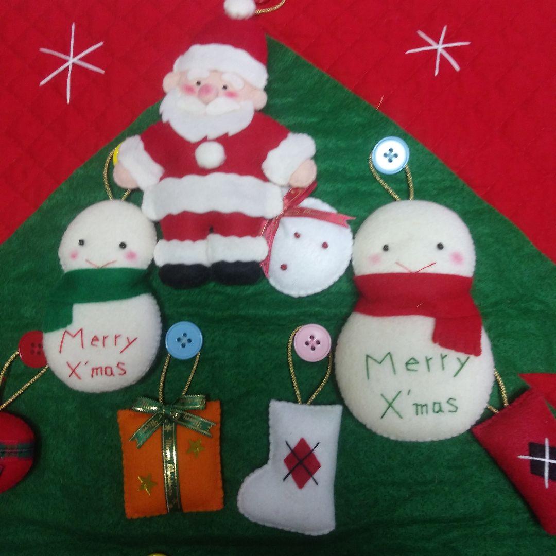 タペストリー　ハンドメイド　クリスマス