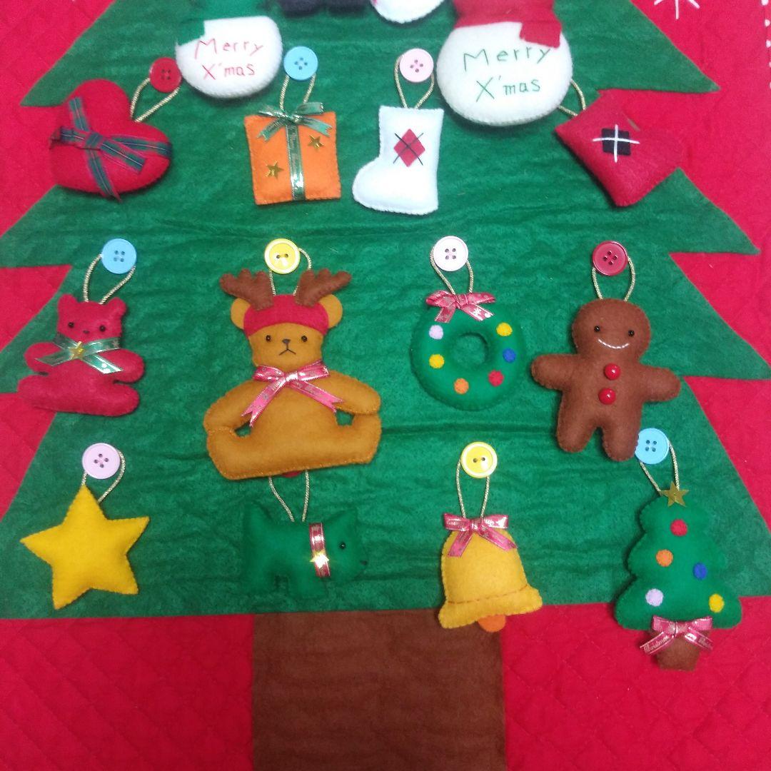 タペストリー　ハンドメイド　クリスマス