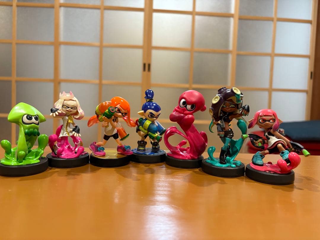 amiibo スプラトゥーン フィギュア 7体セット