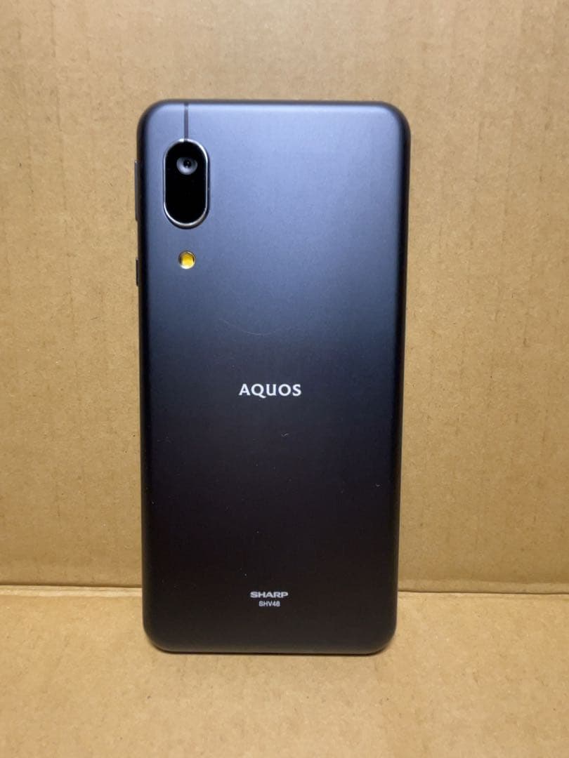 AQUOS sense3 basic SHV48 au ブラック 美品