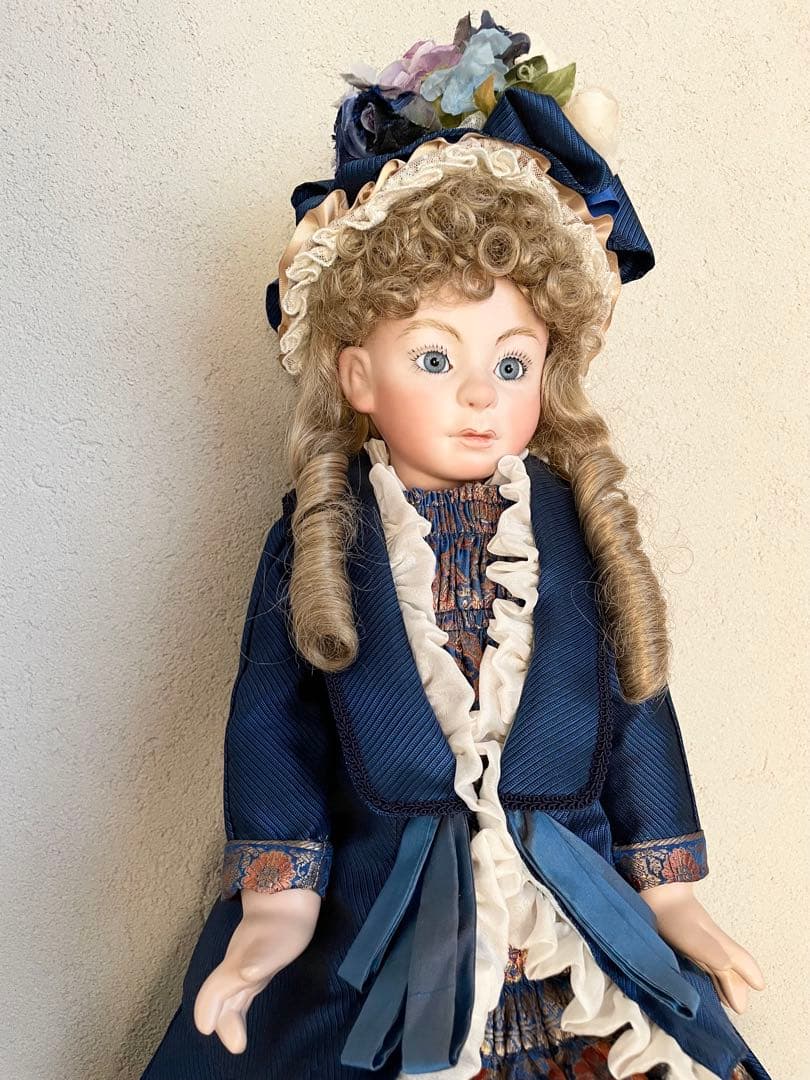 ビスクドール ハンドメイド 創作人形 アンティーク フランス人形 ヴィクトリアン