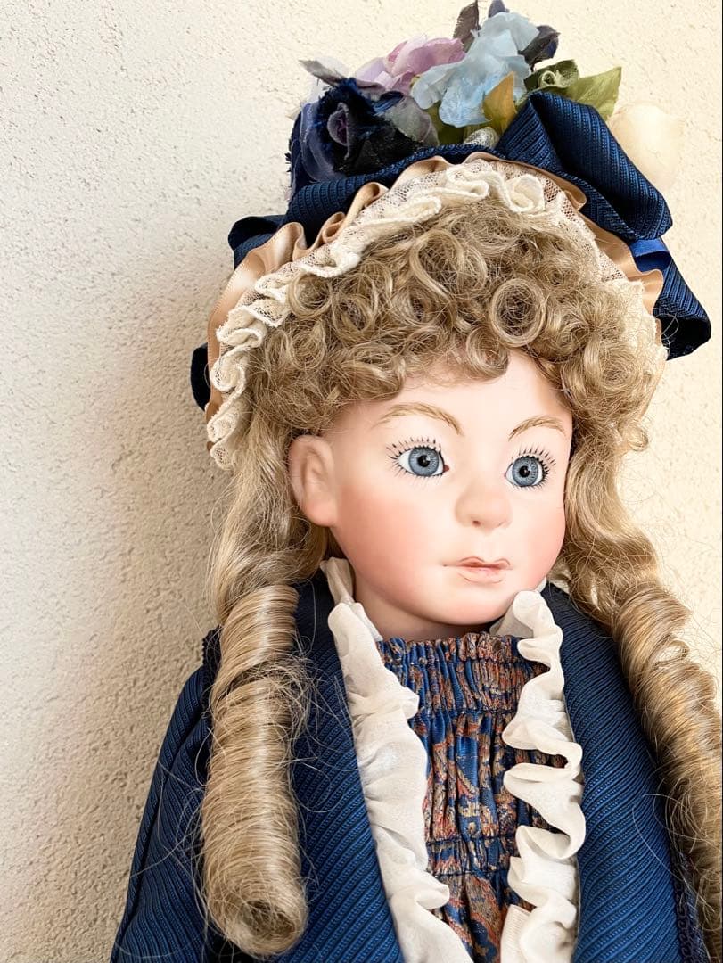 ビスクドール ハンドメイド 創作人形 アンティーク フランス人形 ヴィクトリアン