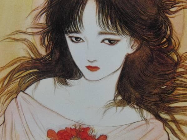 天野喜孝、キマイラ鳳凰変、希少画集画、新品高級額装付