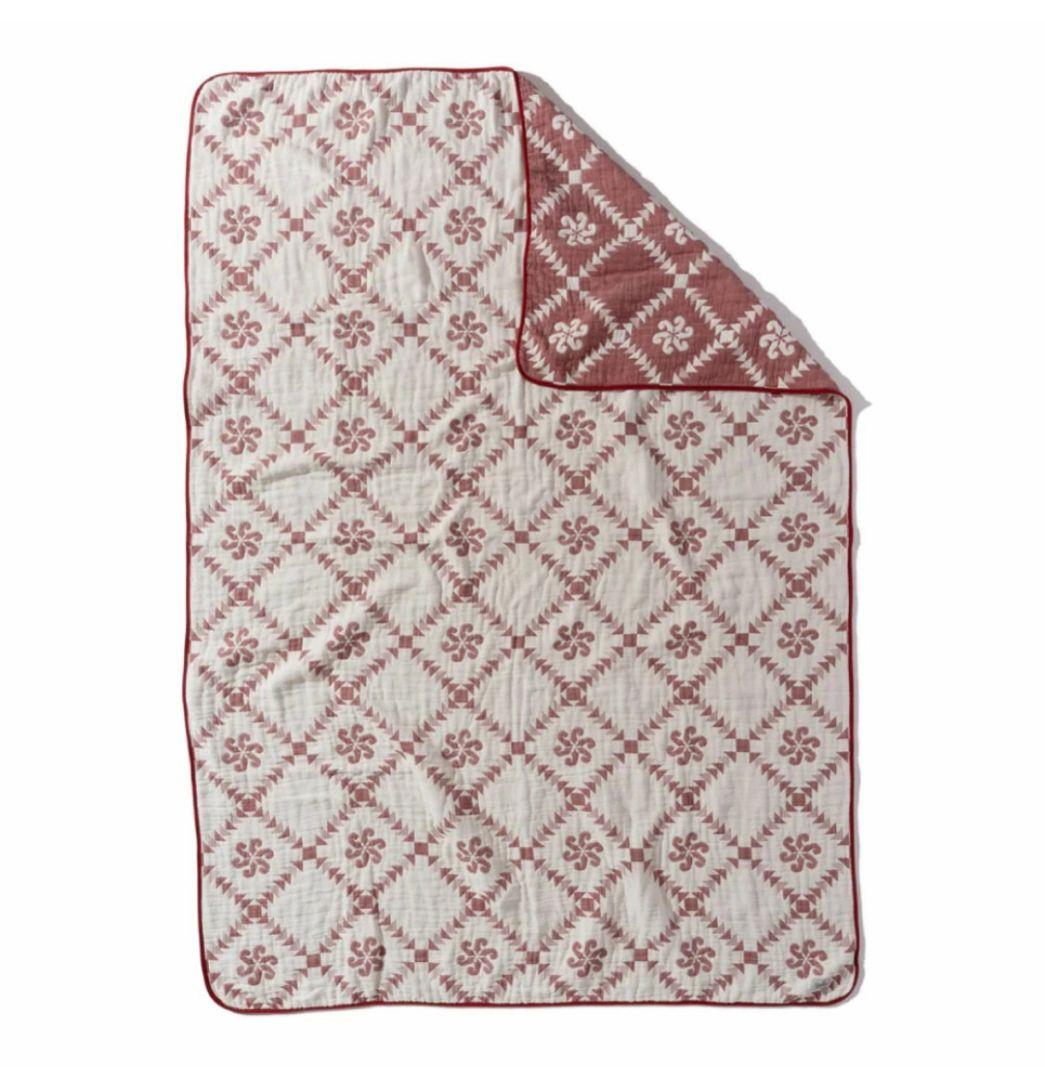 布団・毛布 BasShu Gauze Blanket RED