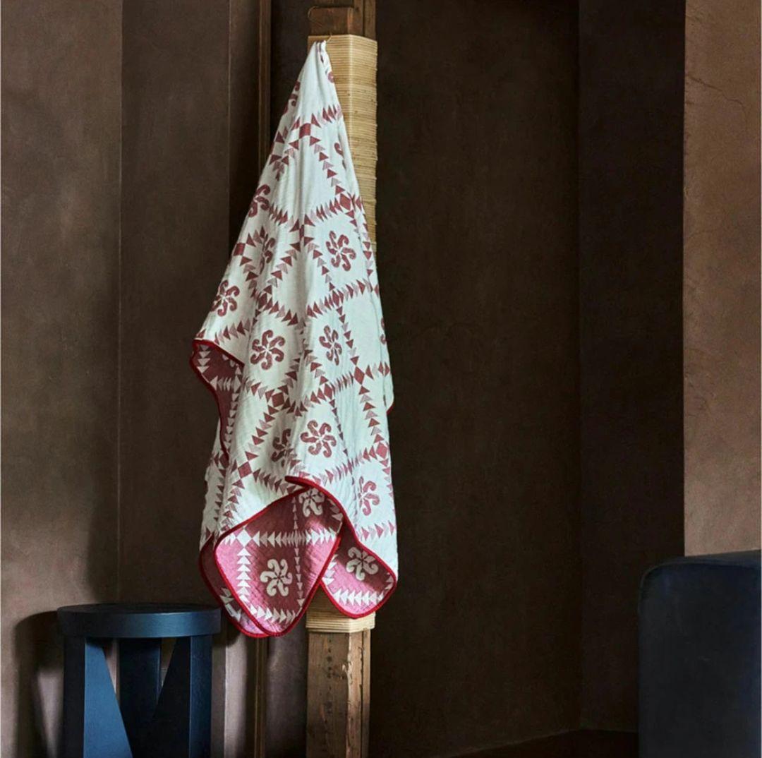 布団・毛布 BasShu Gauze Blanket RED