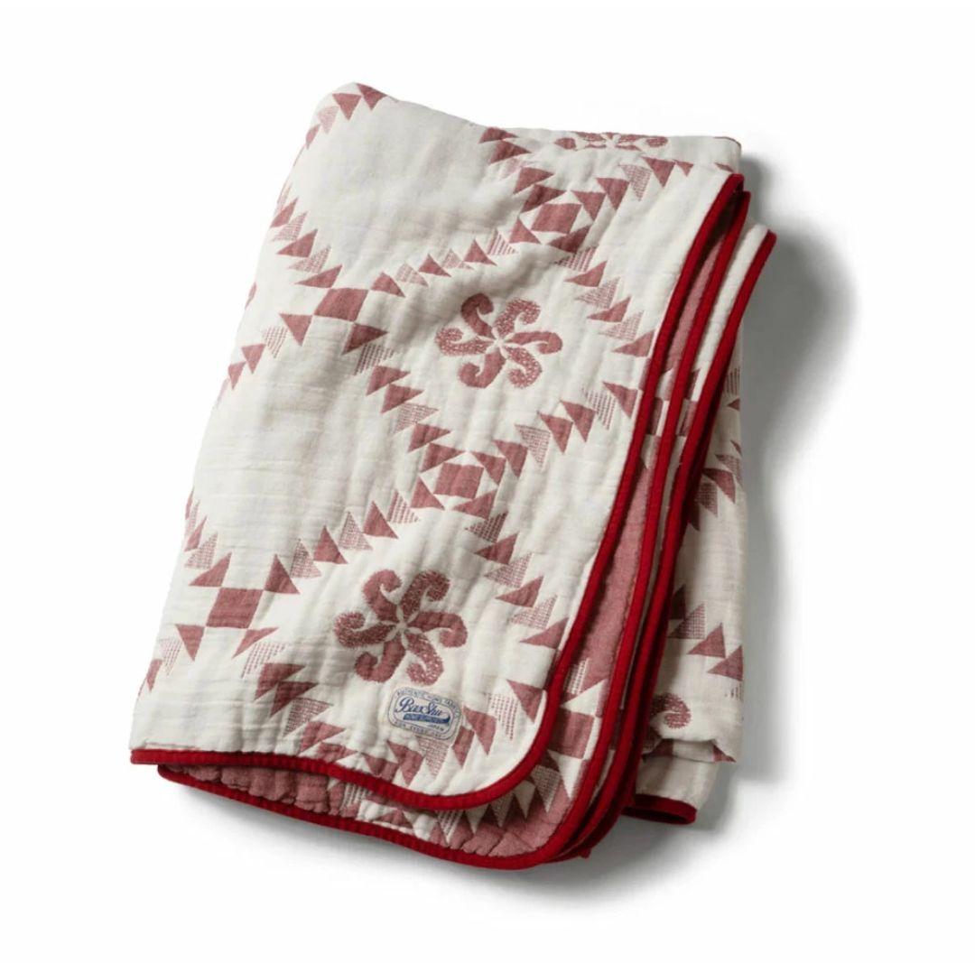 布団・毛布 BasShu Gauze Blanket RED