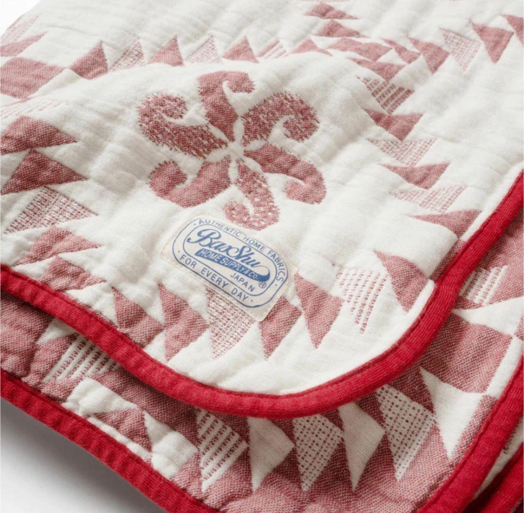 布団・毛布 BasShu Gauze Blanket RED