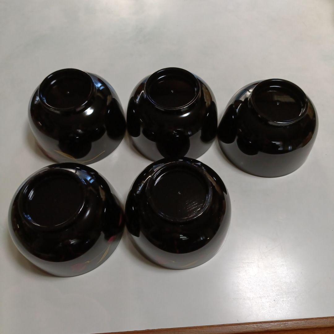 合成漆器　結びどんぶり揃　華