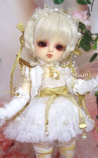 WR96 BJD　1/6 ドール 衣装 雪の天使 13点セット ハンドメイド