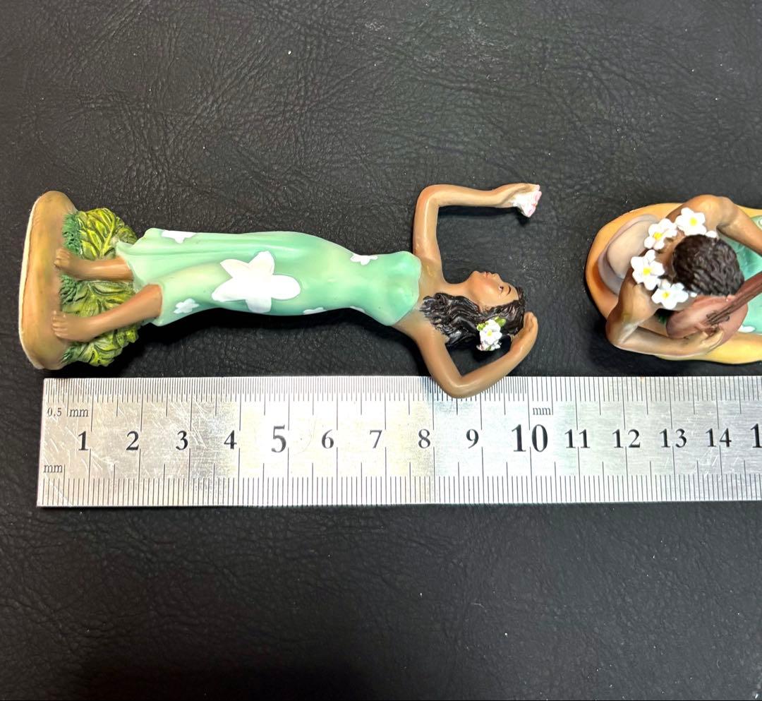 Hawaii ミニポーセリン像　ハワイアンドール　人形　ハワイ　ドール　置物