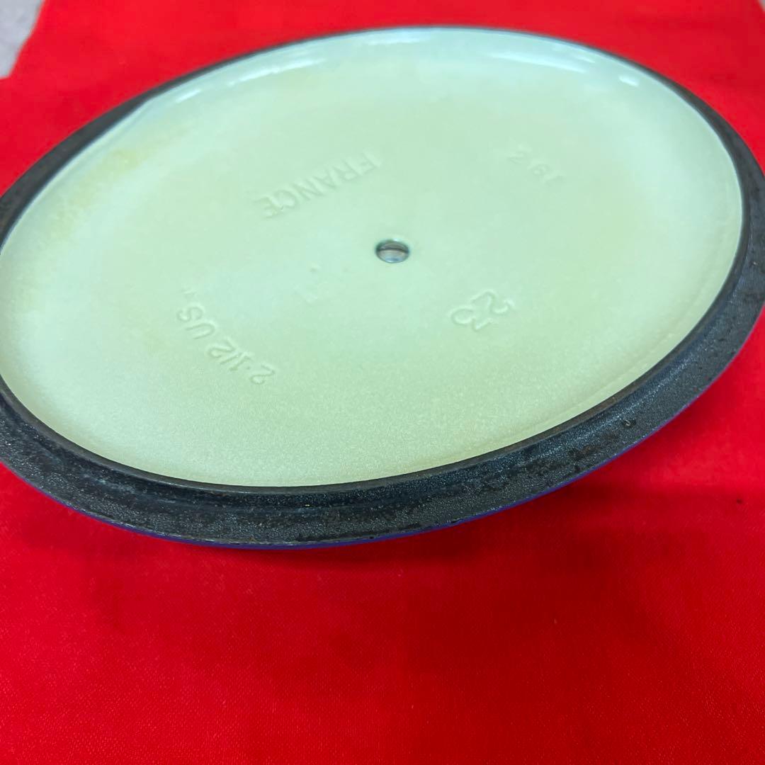 ル・クルーゼ　ココットオーバル　鍋　LE CREUSET　ブルー　23cm