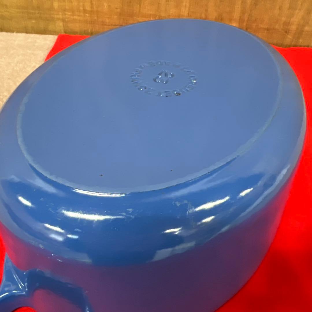 ル・クルーゼ　ココットオーバル　鍋　LE CREUSET　ブルー　23cm