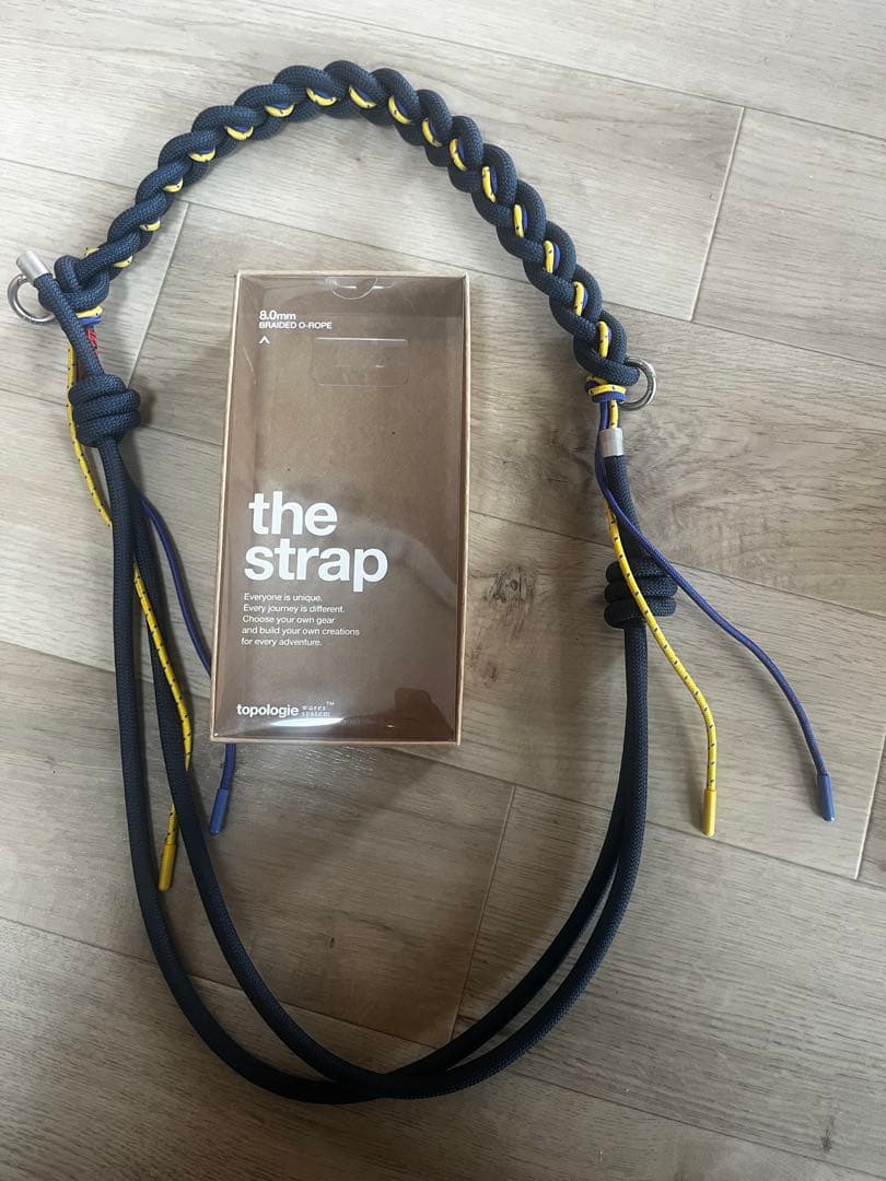 スマホアクセサリー Topologie 8.0mm Braided O-Rope midnight