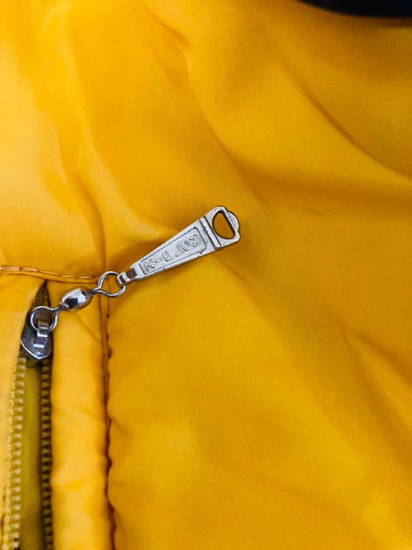 70’s★OCEAN PACIFIC★雪結晶タグ★紺✖️黄スノージャケットMレア物