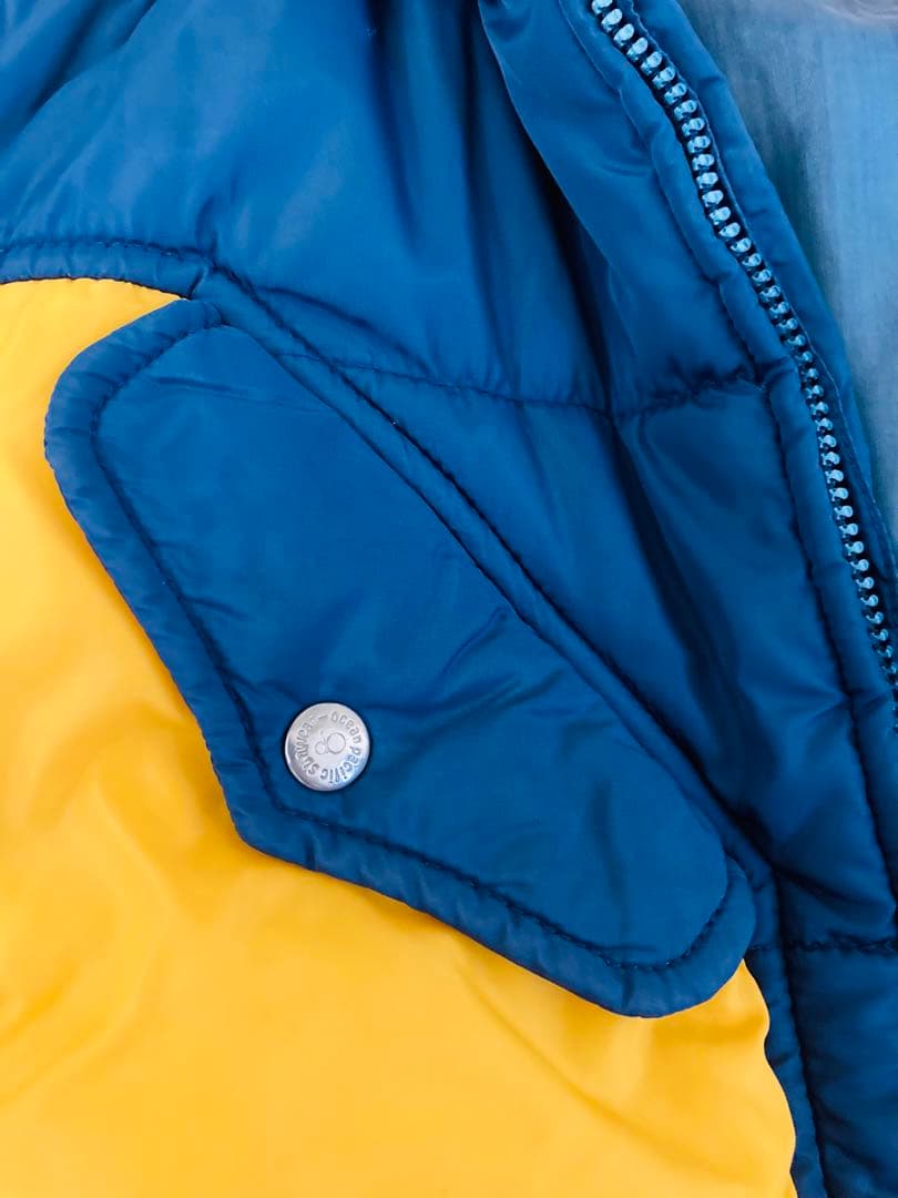 70’s★OCEAN PACIFIC★雪結晶タグ★紺✖️黄スノージャケットMレア物