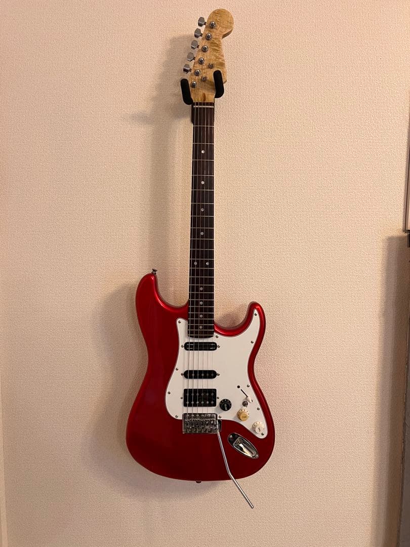 ストラトタイプ SSH虎杢 フレイムネック コイルタップ コンポーネント