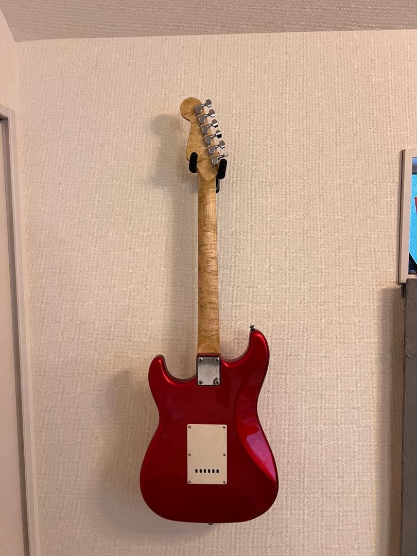 ストラトタイプ SSH虎杢 フレイムネック コイルタップ コンポーネント