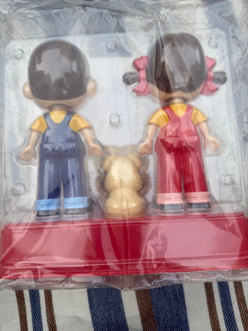 不二家 ペコちゃん ポコちゃん 60周年 フィギュアセット 台座付き