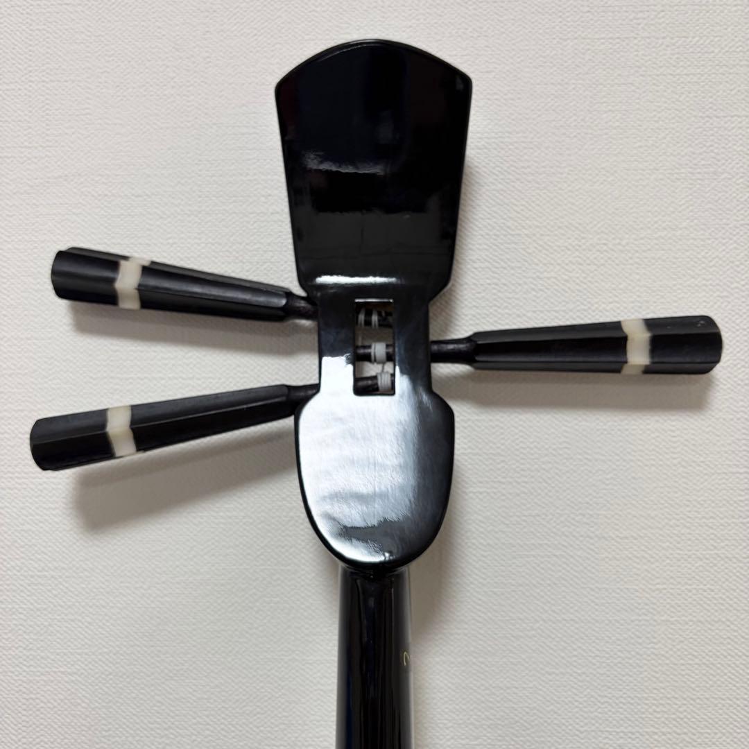 ★美品★ 沖縄三線 蛇柄　人工革　三味線 胴巻き 和楽器