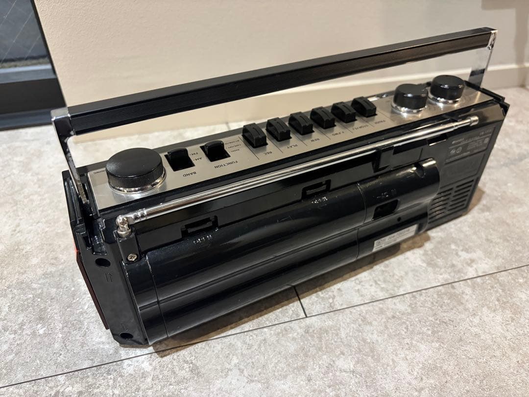 SANSUI ラジカセ 2 BAND 赤SCR-B2 Bluetooth USB