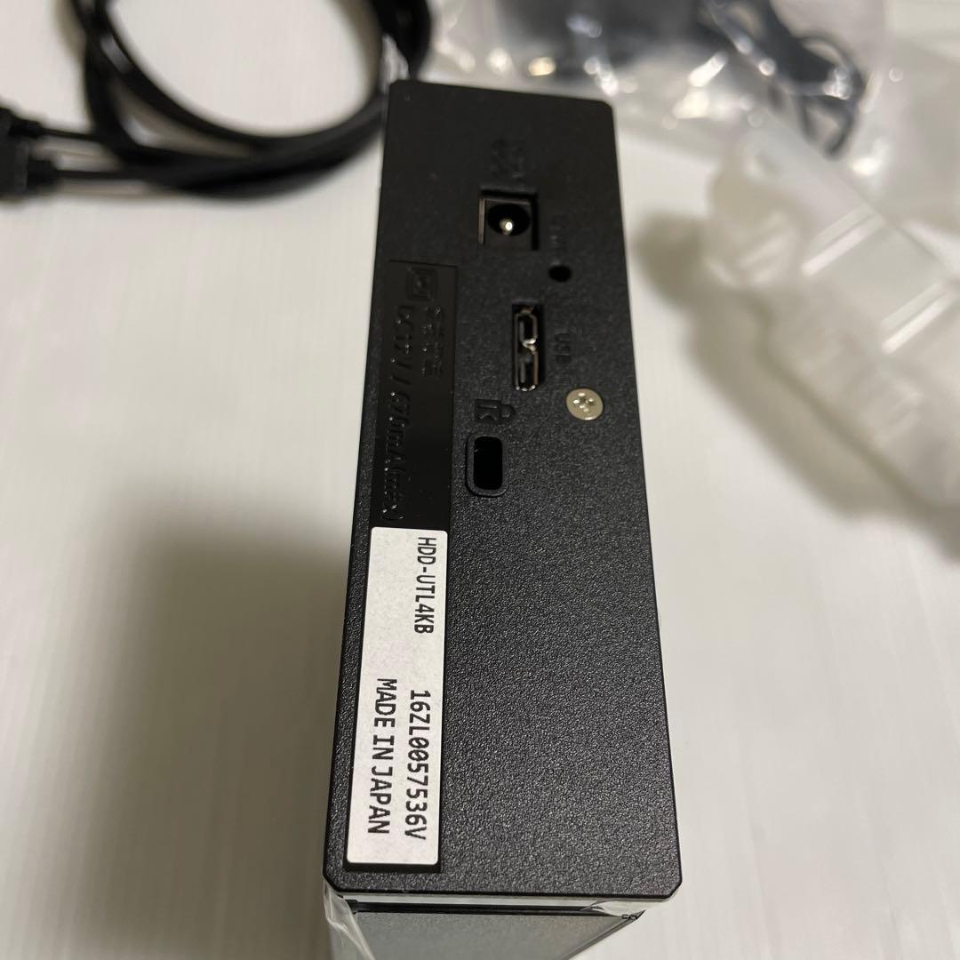 新品✨️ I-O DATA 4TB 外付けハードディスク HDD-UTL4KB