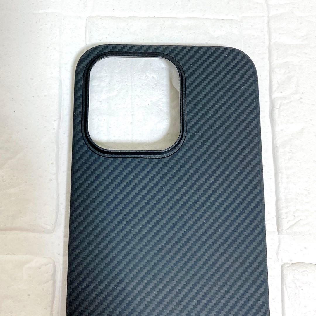 PITAKA iPhone14 Pro ケース MagSafe対応 黒 グレー