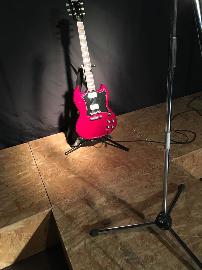 GrassRoots SG ギター レッド