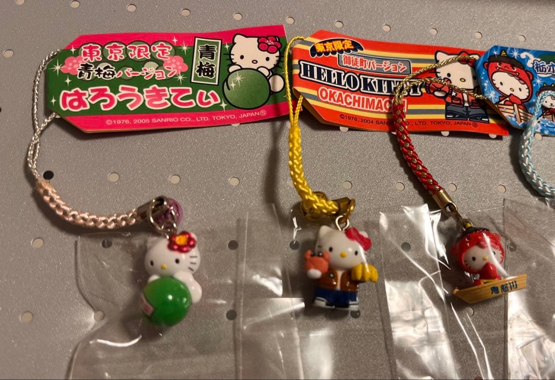 ご当地限定◎ハローキティ◎根付けストラップ ◎10個セット